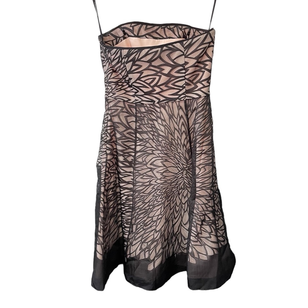 WHITE HOUSE BLACK MARKET Strapless Formal/Party Dress Women’s 2 Black/Pink Lined - Picture 3 of 8